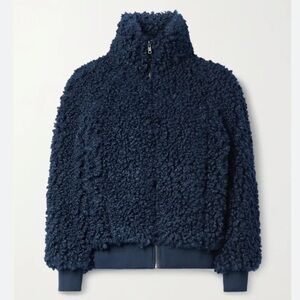 NWT* Apiece Apart Navy Fayx Shearling “Sienta” Jacket